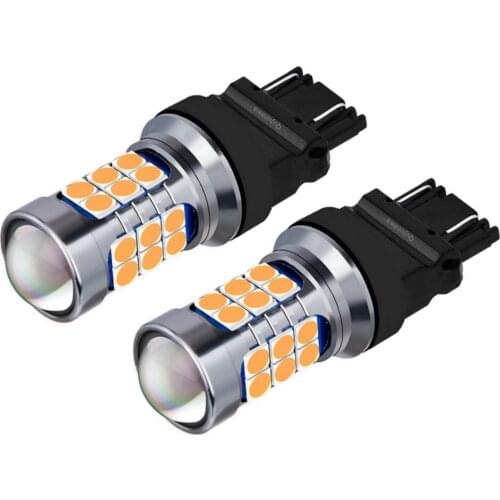 2PCS T25 3157 3156 P27/7W P27W Super Bright 3030 LED Car Brake Bulb Auto Turn Signal Lamp Daytime Running Light White Red Yellow
