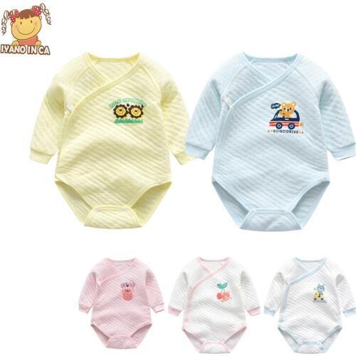 2020 Newborn Baby Jumpsuit Clothing New Fashion Baby Boys Girls Clothes 100% Cotton Baby Bodysuit Long Sleeve Infant Jumpsuit