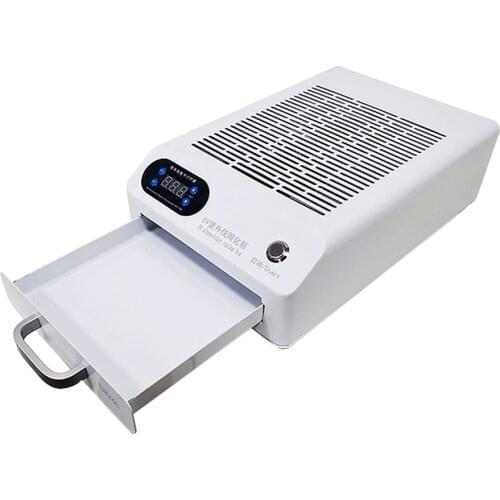 Free Ship LED UV Curing Lamp UV Curing Box UV Curing Oven 118W for LCD Refurbishment of Mobile Phones