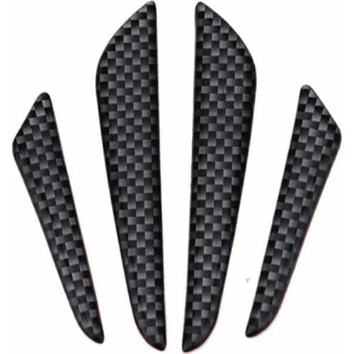 4xCarbon Fiber Car Door Edge Guard Strip Scratch Protector Anti-collision Trim Anti-rub Car Door Edge Guards Molding Protection