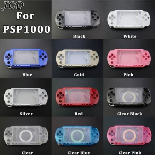 JCD Full Housing Shell Cover Case for PSP1000 With Button Case Shell Housing Cover for PSP 1000 With Buttons Kit