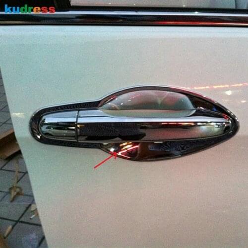 For Honda CRV CR-V 2012 2013 2014 ABS Chrome Exterior Side Door Handle Bowl Cup Cover Trim Sticker Car Styling Accessories 4pcs