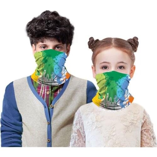 2020 New childrens protective mask sports cycling mask breathable multi-function magic headband boys and girls scarf