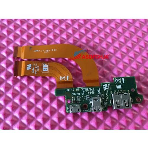 Original JCT2 USB Board FOR Dell Venue 11 Pro 7140 Micro USB Charge Port Mini HDMI WITH CABLE fully tested