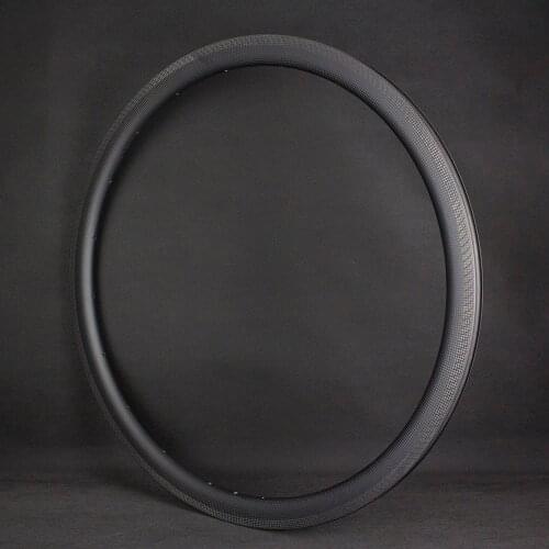 Carbon Rims Road Bike Free Shipping Carbon 3K Rims 700C Road Bicycle with AC3 Brack Track for Tubeless Bike Rims