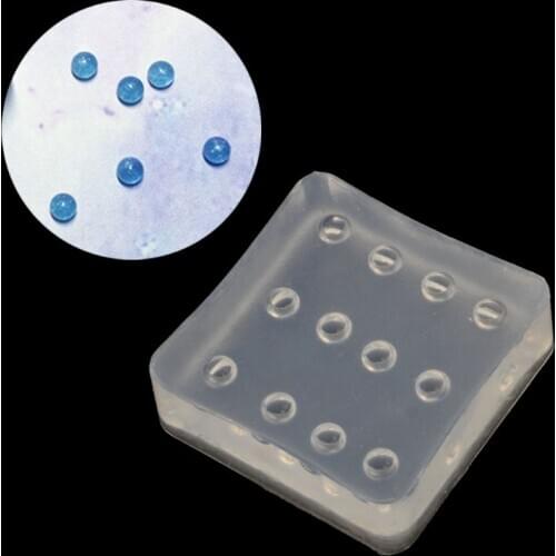 Transparent Silicone Mini 4mm Round Opal Beads Mold Epoxy Resin Casting Silicone Molds Dried Flower Mould Jewelry Making Tools