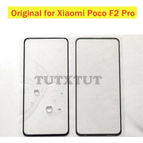 For Xiaomi Poco F2 Pro Touch Screen Glass Sensor Panel Front Glass Panel Digitizer Touchpad Repair Spare Parts