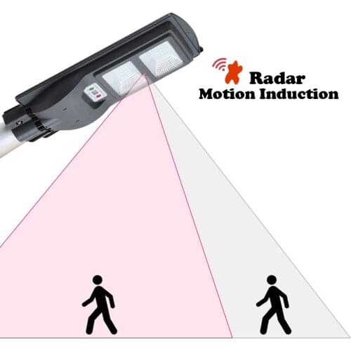A2 LED Solar Road Lighting Motion Induction Street Lamp PIR Large Wireless Outdoor Waterproof