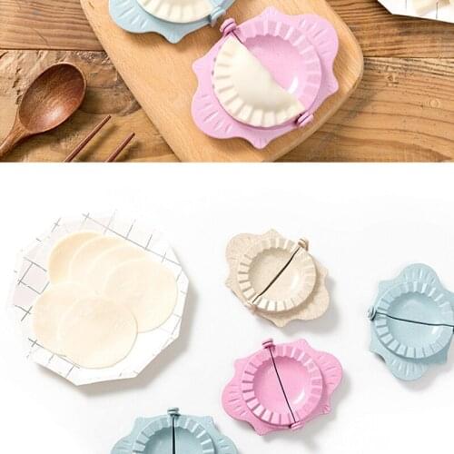 Convenient Dumplings Maker Tool Wheat Straw Mold Dumpling Mold Clips Baking Molds Press Pastry Resturant Kitchen Accessories