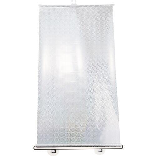 Retractable Rear Front Window Curtain Sun Shade Roller UV Cut/ Protection 40x125cm White/Black