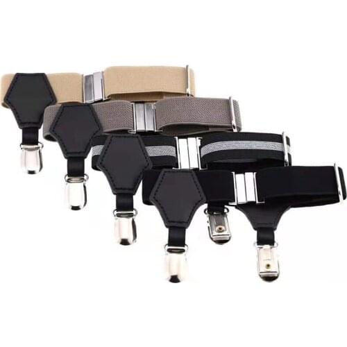 Punk Style PU Leather Sexy Leg Chain Retro Anti-Wrinkle Non-Slip Gourd Clip Garter Leg Ring Garter Clip Sock Buckles Party Charm