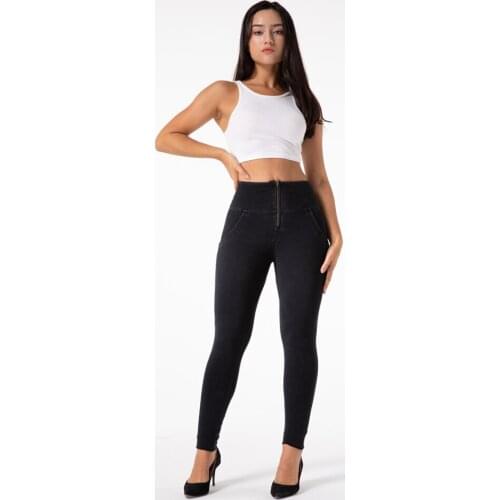 Shascullfites gym and shaping Womens High Waisted Jeans Slim Fit Stretch Jean Skinny Black Ladies Running Denim Pants