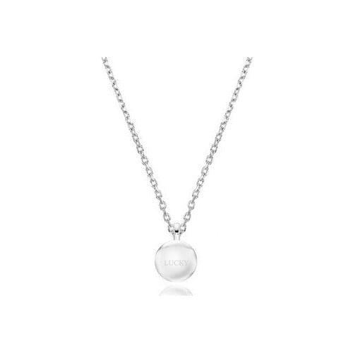 REETI New Arrivals real 925 Sterling Silver Round Lucky Necklaces Pendant Hot Sale Pure Silver Jewelry for Women