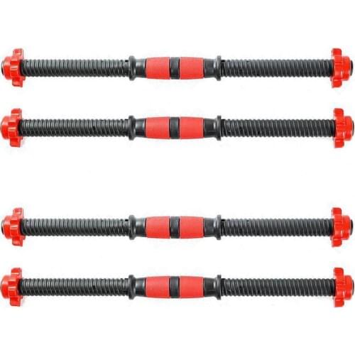2Pcs 40cm/50cm Dumbbell Bars Handles Universal Weight Lifting Tool Strength Training Accessories Connecting Rods for Gym Home
