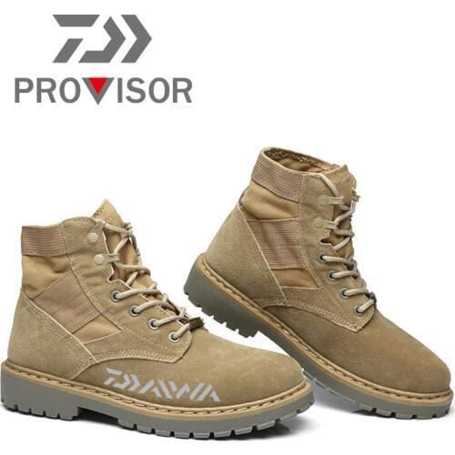 2020 Thick Warm Fishing Shoes Climbing Shoes Wear-resisting Dawa Non-slip Outdoor Shoes Winter Outdoor Daiwa Man Fishing Shoes