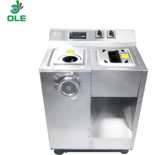 450kg/h Commercial Vertical Vegetable Shredder Sausage Mincer Filler Machine