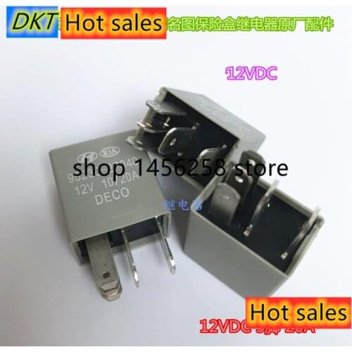 5PC Auto Violet Relais für KIA 12 V/20A DECO 5 Pins Grau Farbe Power Relais Montage 95230-2P040