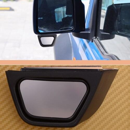 ABS Car Black Left Rearview Blind Spot Assist Mirror Fit for Suzuki Jimny 2018 2019 2020 Replacement