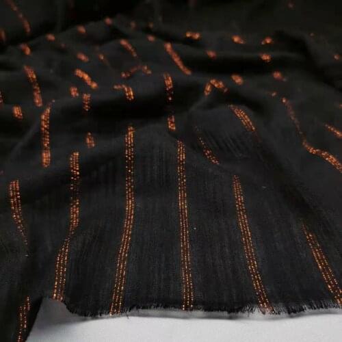 Big Deal Jacquard Shiny Viscose Cotton Shimmer Metallic breathable Fabric
