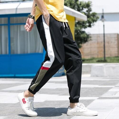 Casual Pants Mens Autumn Fashion Street Fashion Mens Pants Trousers Outdoor Jogging Sports Pants Mens Fitness Jogging Pants