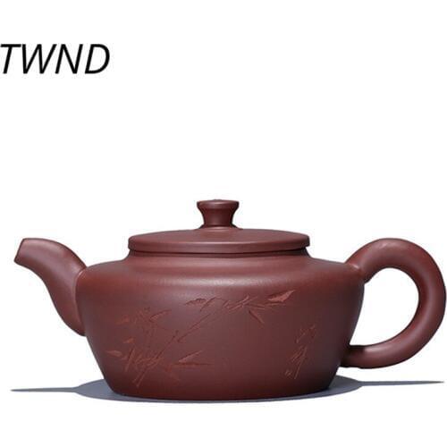 250CC yixing teapot jin lan tea pot chinese kung fu kettle purple clay drinkware with gift box suit Tie Guanyin Oolong puer 17.4