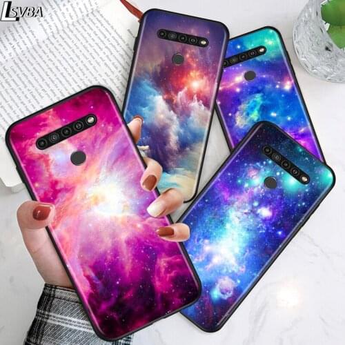Pretty Starry Sky for LG G8 G8S G8X V30 V35 V40 V50 V60 ThinQ Q60 K40 K50 K51 K61 K71 K92 K62 Soft Black Phone Case