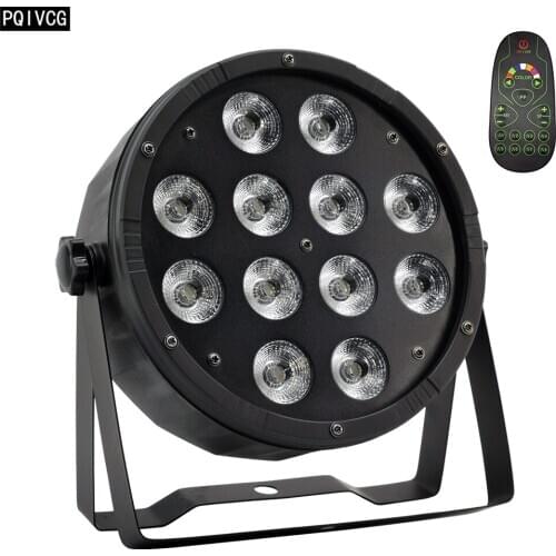 12x12w Remote led par light rgbw 4in1 led par Suitable for family gatherings, small shows