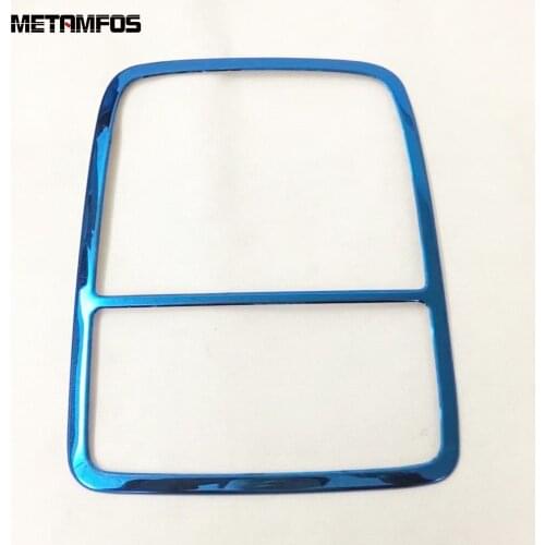 For MG Zs SUV 2017 2018 Front Reading Light Lamp Cover Trim Decoration Frame Sticker Stainless Interior Accessories Car Styling