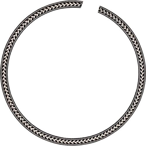 Guitar Rosette Soundhole Decals Wood Inlay For Acoustic Classical Guitars