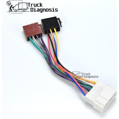 ISO Radio Adapter for HONDA for ACURA for SUZUKI for Wiring Harness Connector Lead Loom Cable Plug Adaptor Stereo 12-012