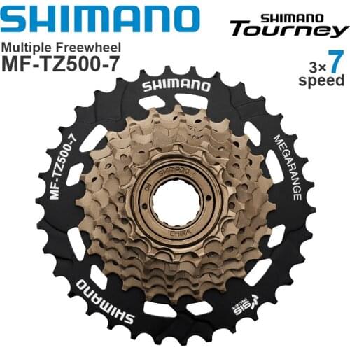 SHIMANO TOURNEY TZ500 Freewheel Cassette MF-TZ500-7 Speed 14T 34T for SHIMAN0 MTB Road Cycling Bike Mountain Bike Parts