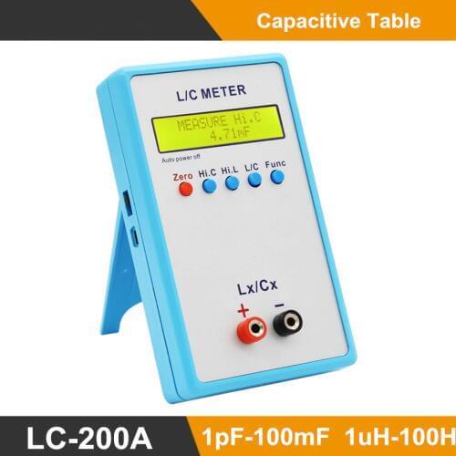 LC200A Handheld L/C Meter Inductance Capacitance Meter Tester