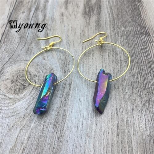 Женские золотые серьги MARUCOL China At AliExpress