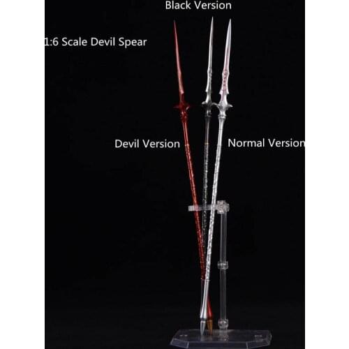 1/6 scale Magic Edition Black Edition Normal version long Spear Model Weapon Fitting F 12" Action Figures Body Accessories model