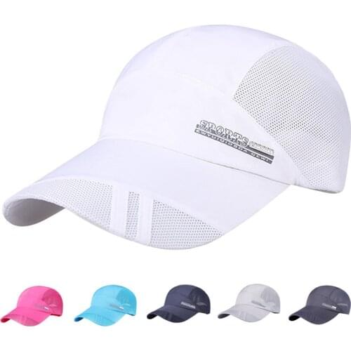 Men Baseball Cap Adult running cap Mesh Hat Quick-Dry Collapsible Sun Hat Outdoor Sunscreen breathable Women caps Gorras #L20