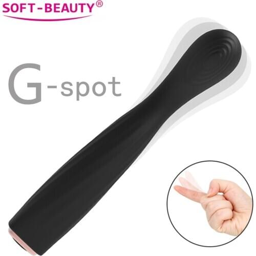 SOFT BEAUTY Finger Vibrator Vagina Dildo Erotic Sex Toys For Women G Spot Massage Clitoris Stimulate Adults Products For Couples