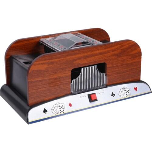 1Pc Board Game Poker Electric Automatic Shuffler Perfect Without Battery For Bridge Poker Sized Playing Cards Without Battery