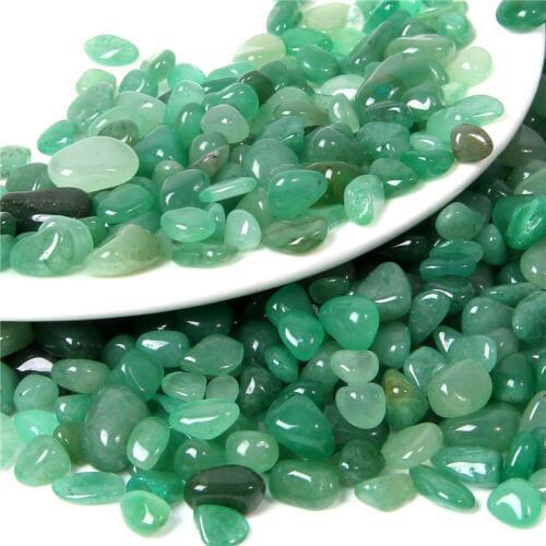 Natural Green Aventurine Quartz Stone Chips Beads No Hole Tiny Gravel Beads For DIY Women Necklace Materials Home Decor