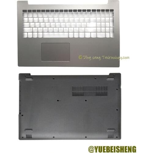 YUEBEISHENG New For lenovo IdeaPad 330-15 330-15IKB keyboard bezel upper cover Silver+ Bottom Base Cover