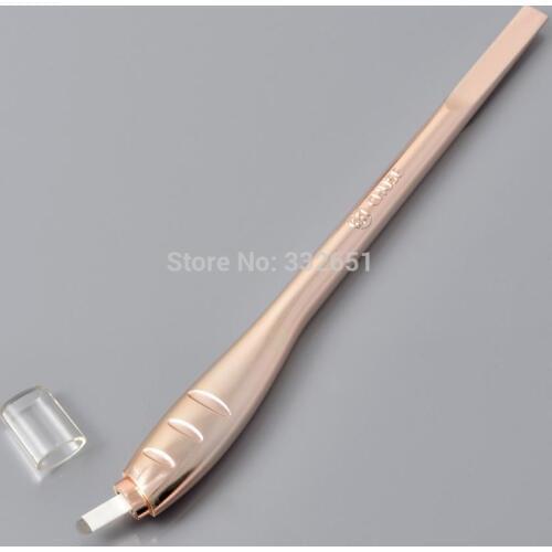 CHUSE M66 Microblading Pen 16 U-Shape Disposable pencil With Sterilized Microblades Permanent Makeup tattoo Pencils Microblading