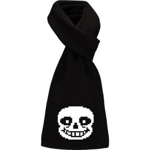 Undertale Sans Skull Heart Printed Scarf Winter Men Women Unisex Warm Shawl Scarf Soft Wrap