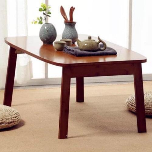 Fold the kang table nanzhu HangJi computer desk to desk low table small tea table bed table window table with activity