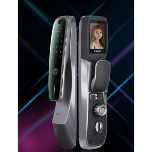 Intelligent Home Apartment Remote Control Peephole WIFI APP Fingerprint Password Smart Card Key Door Lock
