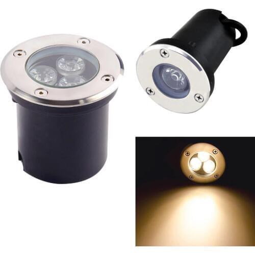 Waterproof led light garden underground 1W 3W 5W 10W IP67 Outdoor Buried Garden Path Spot Recessed Inground Lighting