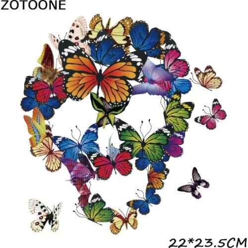 ZOTOONE applique iron on transfers for clothing patch diy patch Hot transfer ironing 3D Handmade Stick-On Clothes stickers