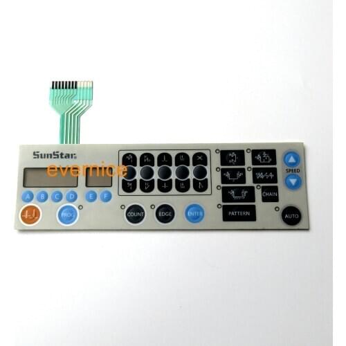 10 sets Operation Panel Membrane For Sunstar Km250 Sewing Machine