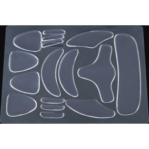 16Pcs Skin Care Facial Lifting Pad Silicone Face Forehead Patch Anti Wrinkle Reusable Eye Sticker Invisible Patches