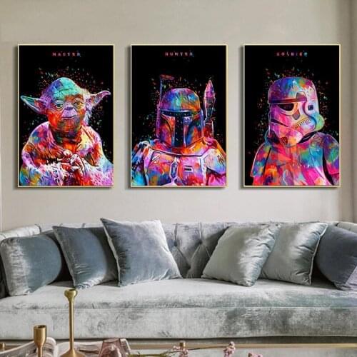5D DIY Diamond Painting Star Wars Graffiti Movie Posters Cross stitch Diamond Embroidery Mosaic Rhinestone home decor