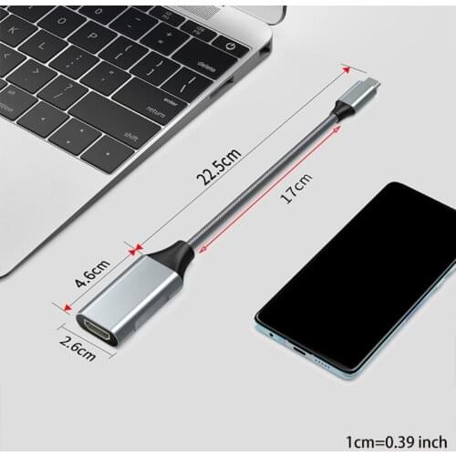 28EA USB C to HDMI Adapter USB-C to HDMI Adapter Compatible Devices Need to Support Type-c Fast Transmission
