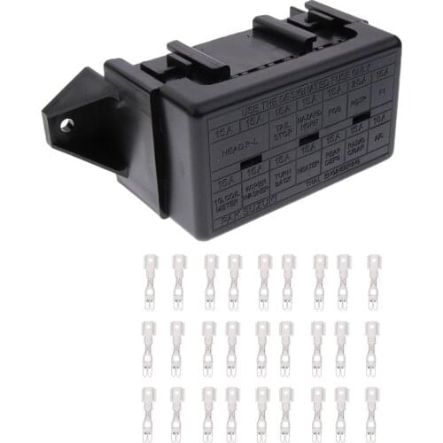 DC 12V-32V 14-Way Circuit Car Boat Automotive ATC ATO Fuse Box Holder